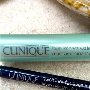Clinique High Impact Waterproof Mascara and Quickliner for Eyes Intense Set